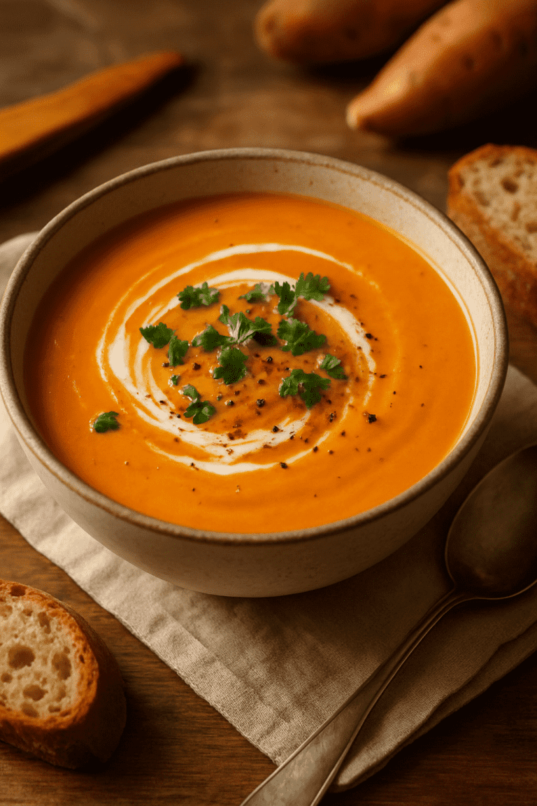 Søtpotetsuppe