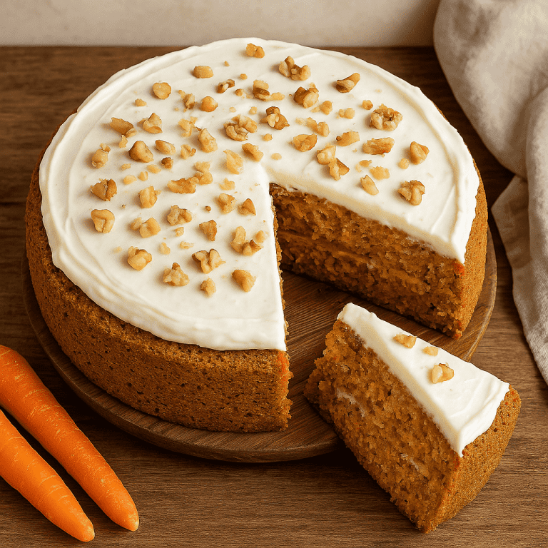 Glutenfri gulrotkake